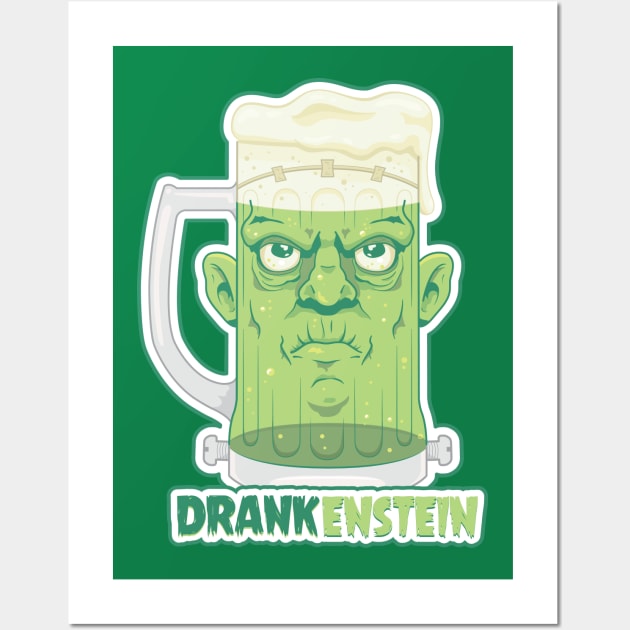 DRANKenstein Wall Art by Sam Potter Design